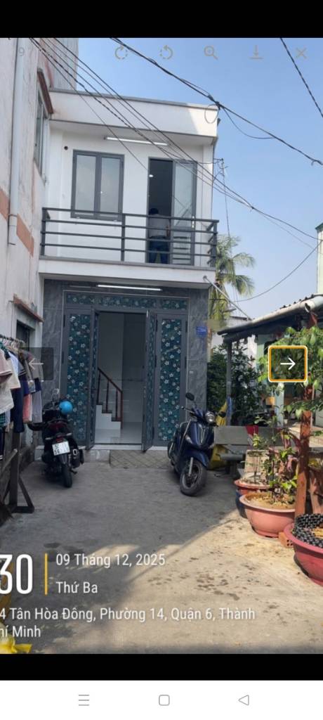 BÁN NHÀ TÂN HÒA ĐÔNG PHƯỜNG 14 , QUẬN 6, GIÁ TỐT, VỊ TRÍ TRUNG TÂM