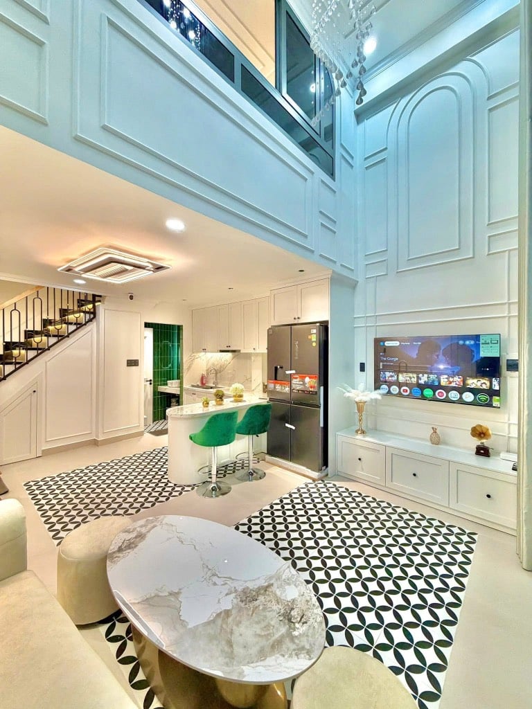 Bán nhà Vạn Kiếp, DT 36m² (4.1x8) nở hậu 4.8m, 4 tầng BTCT, 3PN 4WC, full nội thất