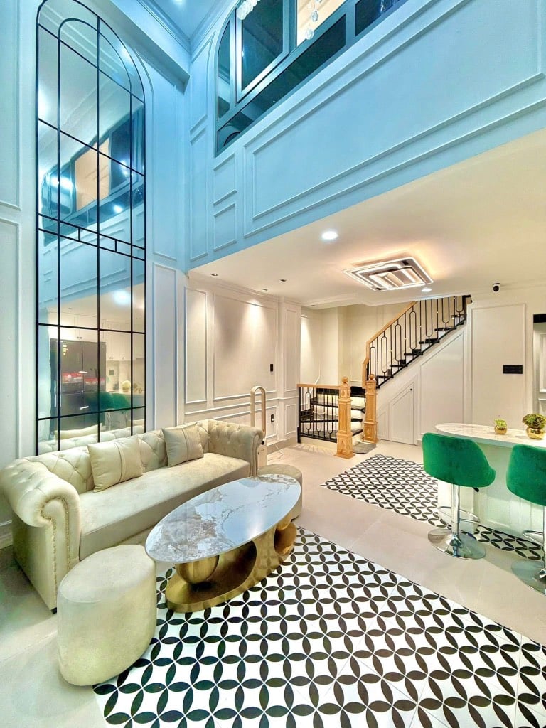 Bán nhà Vạn Kiếp, DT 36m² (4.1x8) nở hậu 4.8m, 4 tầng BTCT, 3PN 4WC, full nội thất