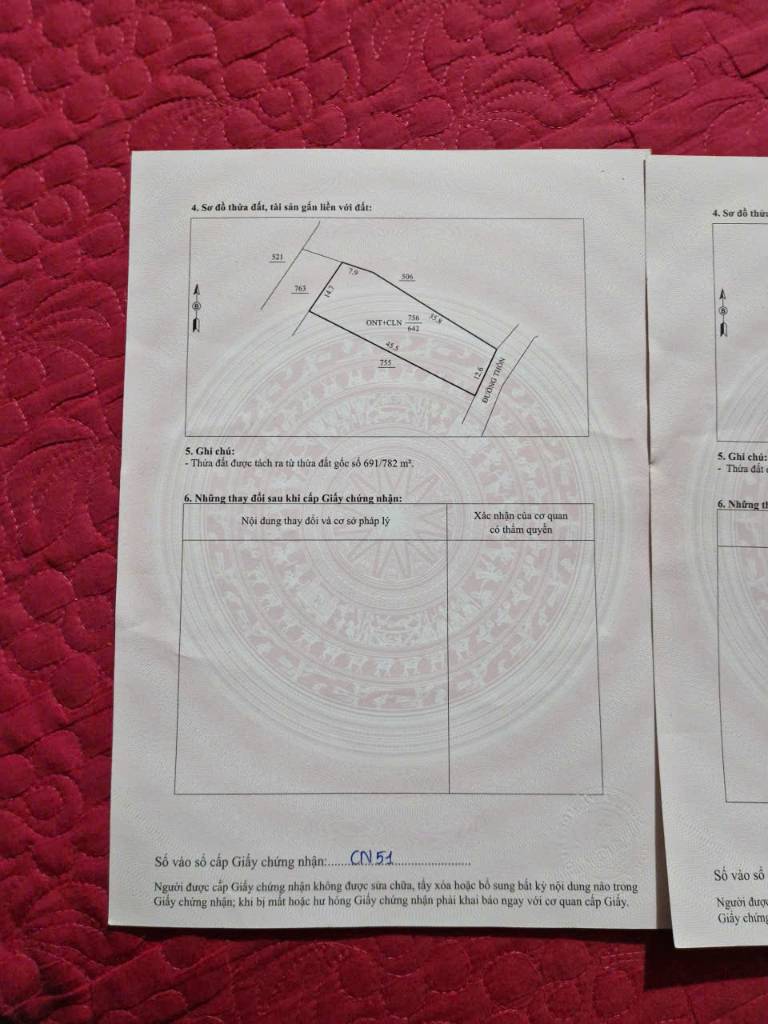 BÁN GẤP ĐẤT THỔ CƯ CẨM TÂN, CẨM THUỶ, TIỆN ÍCH NGẬP TRÀN, GIÁ ĐẦU TƯ CHỈ 700 TRIỆU