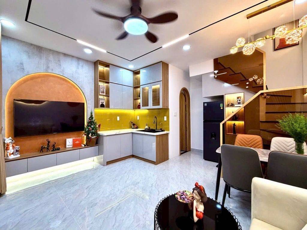 Nhà đẹp Đinh Bộ Lĩnh, Bình Thạnh. Diện tích: 23m². Dưới 6 tỷ.