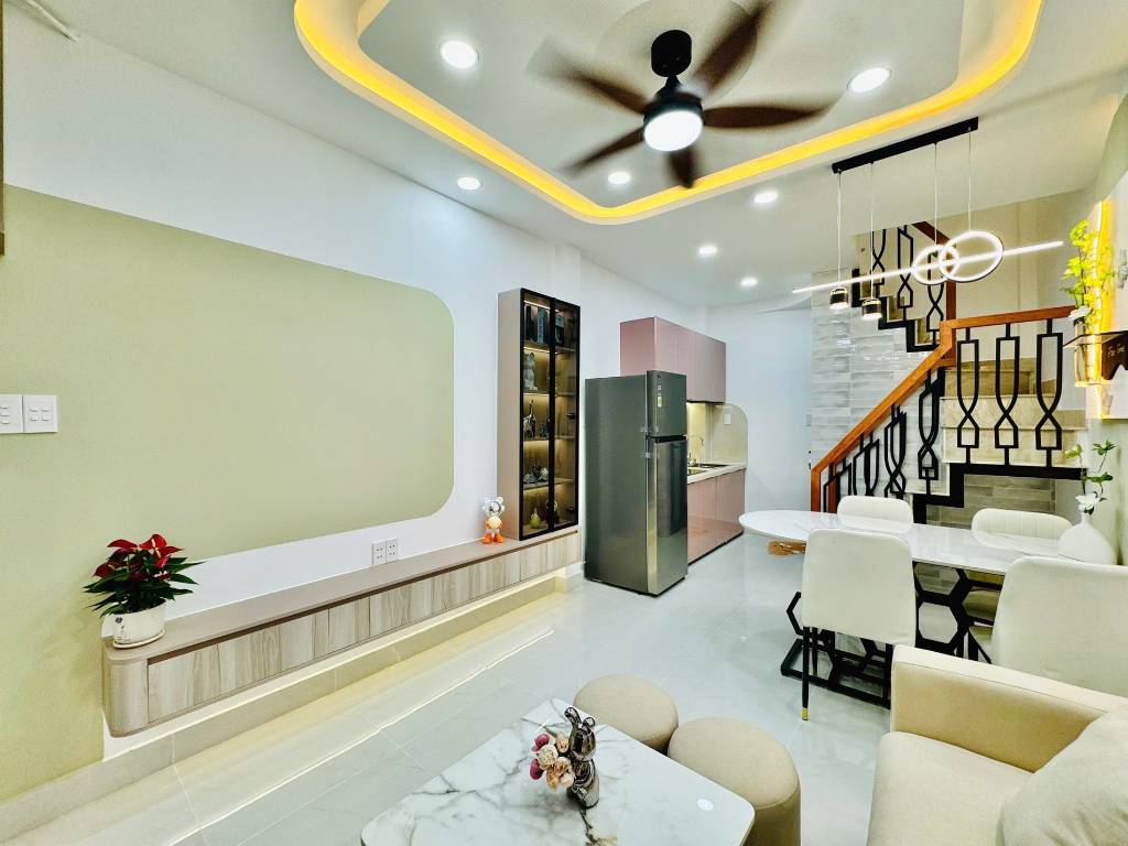 Nhà Mới 3 Tầng Nguyễn Thượng Hiền Phường 5 Quận Bình Thạnh Giá 4.28 TỶ.