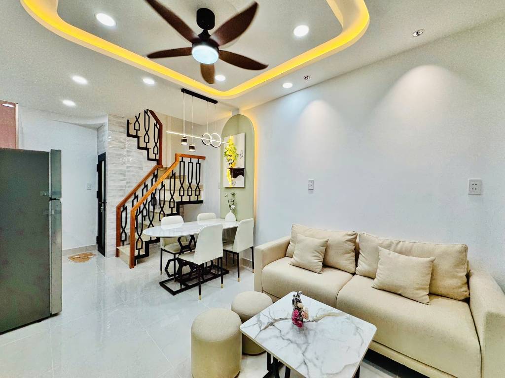 Nhà Mới 3 Tầng Nguyễn Thượng Hiền Phường 5 Quận Bình Thạnh Giá 4.28 TỶ.