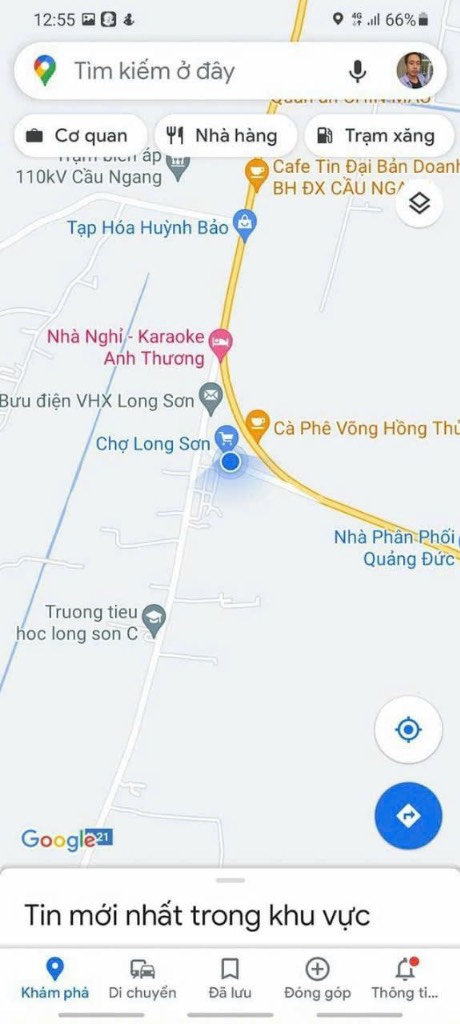 -Bán Đất: trung tâm hành chính -đối diện chợ,công an,quân sự xã long sơn - cầu ngang- Trà Vinh .