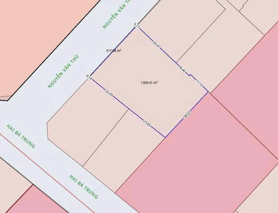 Bán đất mặt tiền Nguyễn Văn Thủ, Đa Kao, Quận 1, DT 31x44m CTXD 3 hầm, 15 tầng, giá 1300 tỷ