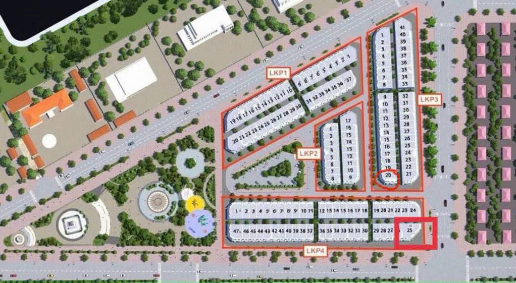 BÁN BIỆT THỰ LIỀN KỀ QUỲNH LÂM, TRUNG TÂM THÀNH PHỐ HÒA BÌNH, GÓC 2 MẶT TIỀN 17M