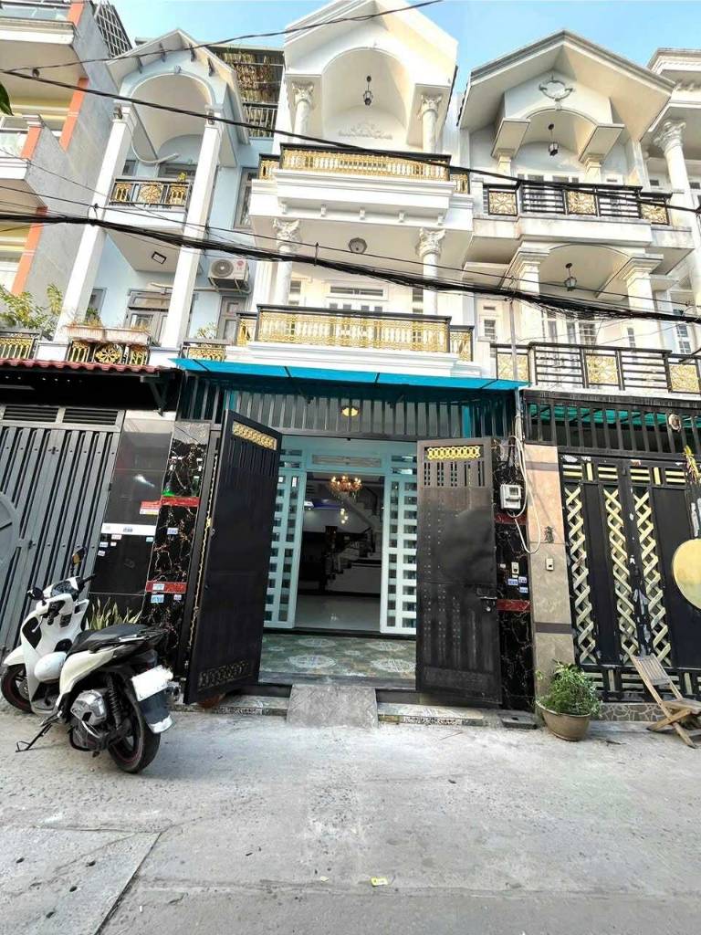 BÁN NHÀ HIỆP THÀNH 13, QUẬN 12, HXH, 4 TẦNG, NỞ HẬU, GẦN CHỢ HIỆP THÀNH, AN NINH SẦM UẤT