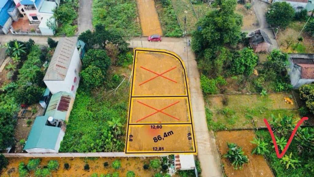 Bán Lô đất đẹp dt 86,4m vi trí tiềm năng đầu tư tuyệt vời