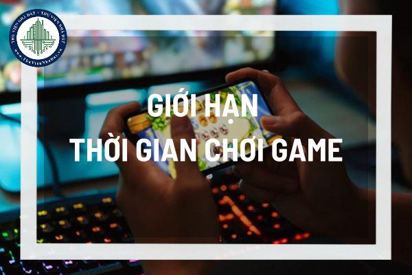 Hiện nay đã có quy định về giới hạn thời gian chơi game không quá 180 phút của người dưới 18 tuổi mỗi ngày đúng không? 
