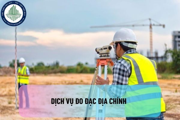 Dịch vụ đo đạc địa chính có được tính vào khoản thu khi xác định tiền thuê đất từ dịch vụ công đất đai không?