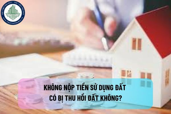 Không nộp tiền sử dụng đất có bị thu hồi đất không? Trường hợp nào bị xem là không nộp tiền sử dụng đất?