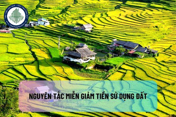 Nguyên tắc miễn giảm tiền sử dụng đất? Trường hợp nào được giảm tiền sử dụng đất?