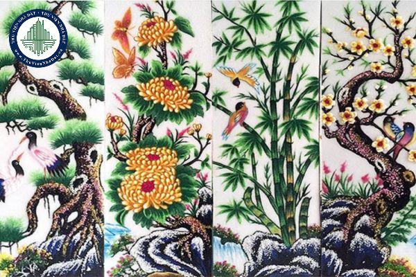 Tranh Tùng Cúc Trúc Mai và những lưu ý khi đặt trong nhà?