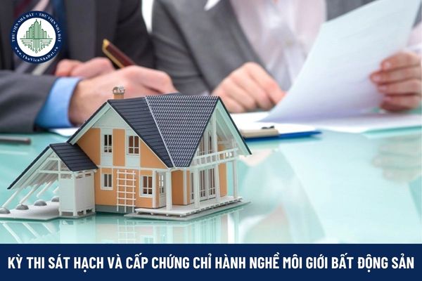 Kỳ thi sát hạch và cấp chứng chỉ hành nghề môi giới bất động sản tối thiểu phải có bao nhiêu thí sinh?