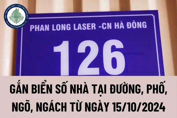 Có các loại biển số nhà nào và cấu tạo của chúng như thế nào theo Thông tư 08/2024/TT-BXD?