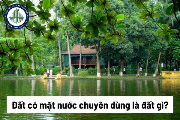 Đất có mặt nước chuyên dùng là đất gì? Ai được Nhà nước cho thuê cũng như chịu trách nhiệm đối với đất có mặt nước chuyên dùng?