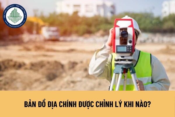 Bản đồ địa chính được chỉnh lý khi nào? Trình tự thực hiện chỉnh lý hồ sơ địa chính sau khi đã thu hồi đất và bàn giao đất trên thực địa bao gồm những bước cụ thể nào?