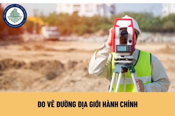 Đo vẽ đường địa giới hành chính được thực hiện như thế nào theo quy định?