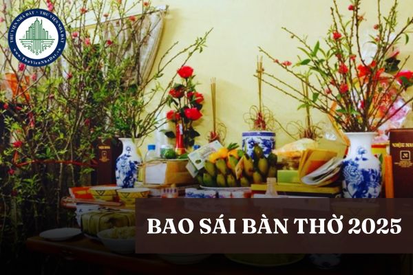 Ngày đẹp bao sái bàn thờ năm 2025? Bao sái bàn thờ vào ngày nào tốt?