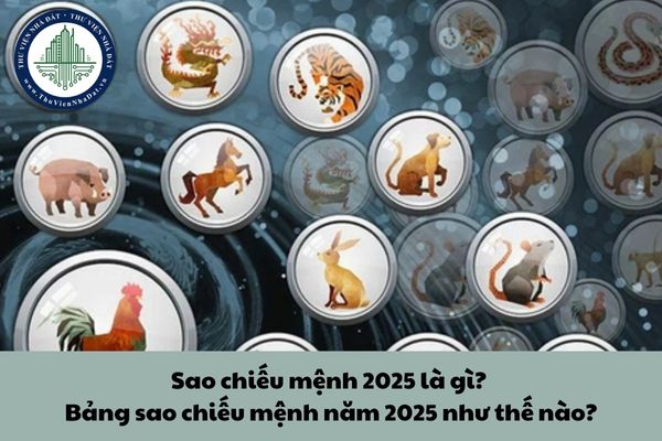 Sao chiếu mệnh 2025 là gì? Bảng sao chiếu mệnh năm 2025 như thế nào?