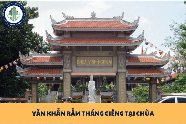 Văn khấn Rằm tháng Giêng tại chùa năm 2025 đầy đủ, chi tiết