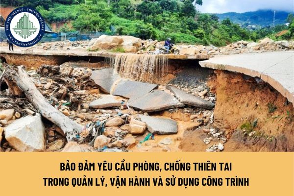 Nguyên tắc bảo đảm yêu cầu phòng, chống thiên tai trong quản lý, vận hành và sử dụng công trình tỉnh Bạc Liêu