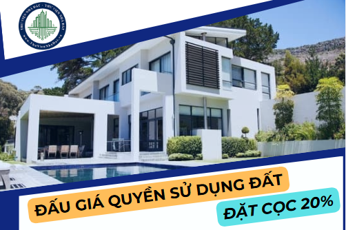 Tổ chức tham gia đấu giá quyền sử dụng đất phải đặt cọc trước 20% giá trị đất (Hình ảnh từ Internet)