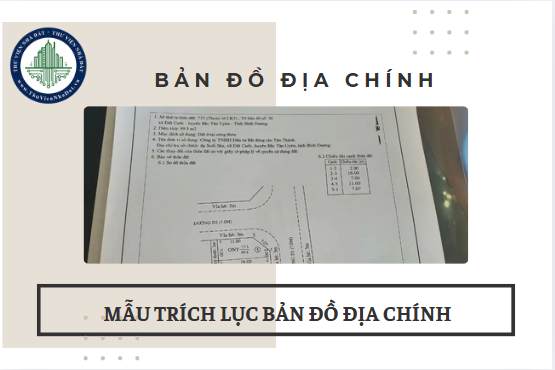 Mẫu trích lục bản đồ địa chính 2025