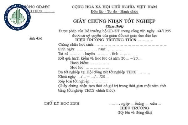 Giấy chứng nhận tốt nghiệp tạm thời có thời hạn trong bao lâu? Lấy giấy chứng nhận tốt nghiệp tạm thời ở đâu?