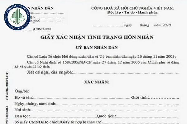 Giấy xác nhận tình trạng hôn nhân để mua nhà có được sử dụng để đăng ký kết hôn hay không?
