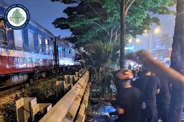 Nếu vị trí người chết do tai nạn giao thông đường sắt gây trở ngại đến việc chạy tàu thì phải làm như thế nào?