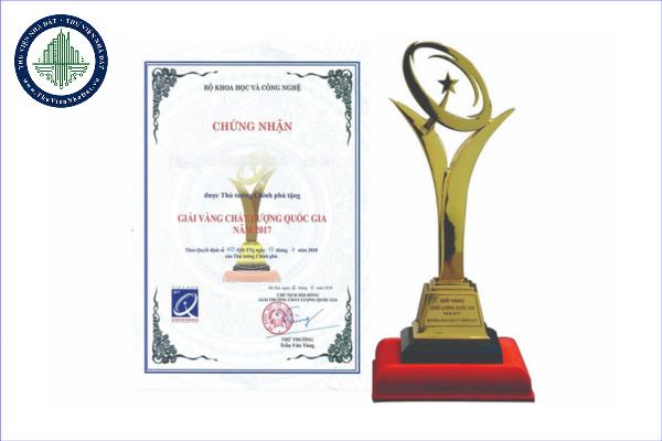 Nguồn kinh phí tổ chức hoạt động Giải thưởng chất lượng quốc gia được quy định ra sao?