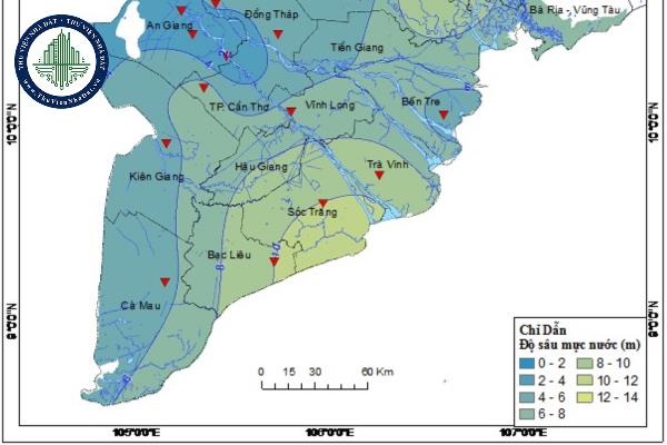 Nội dung bản đồ tài nguyên nước dưới đất tỷ lệ 1:100.000 bao gồm những gì?