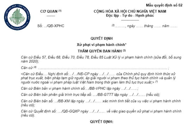 Việc ra quyết định xử phạt vi phạm hành chính được quy định như thế nào?