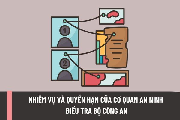 Nhiệm vụ và quyền hạn của Cơ quan An ninh Điều tra Bộ Công an được quy định như thế nào?