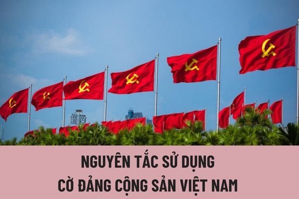 Nguyên tắc sử dụng cờ Đảng Cộng sản Việt Nam được quy định như thế nào?