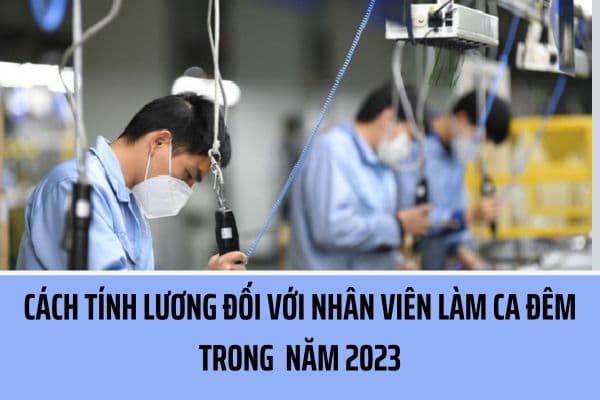 Cách tính lương đối với người lao động làm việc ca đêm được quy định như thế nào trong năm 2023? 