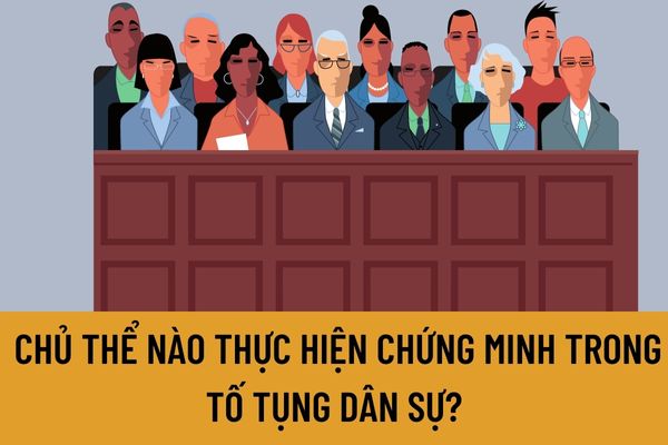 Chứng minh trong tố tụng dân sự là gì? Chủ thể nào thực hiện chứng minh trong tố tụng dân sự?