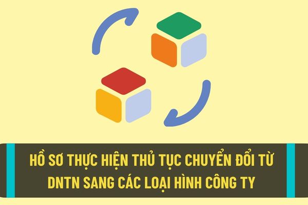 Hồ sơ chuyển đổi loại hình doanh nghiệp tư nhân sang công ty trách nhiệm hữu hạn, công ty cổ phần, công ty hợp danh mới nhất?