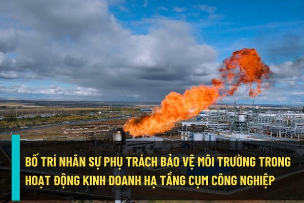 Hoạt động kinh doanh hạ tầng cụm công nghiệp mà không bố trí nhận sự phụ trách bảo vệ môi trường sẽ bị phạt bao nhiêu tiền?