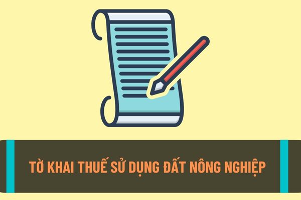 Mẫu tờ khai thuế sử dụng đất nông nghiệp mới nhất hiện nay? Nộp tờ khai thuế sủ dụng đát nông nghiệp ở đâu và khi nào nộp?