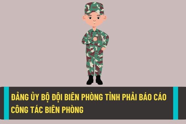 Đảng ủy bộ đội biên phòng tỉnh phải có trách nhiệm thường xuyên báo cáo tỉnh ủy về tình hình thực hiện công tác biên phòng?