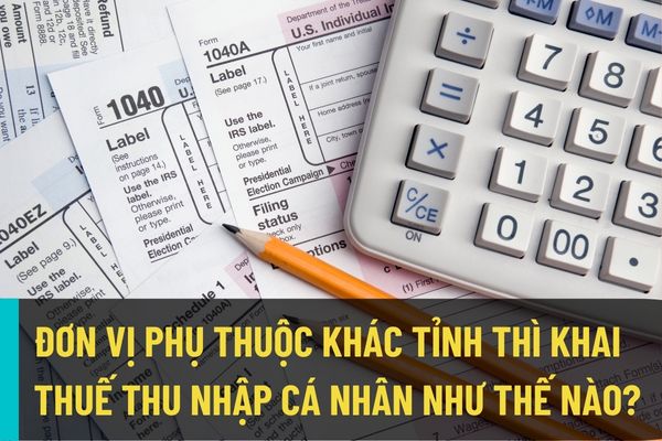 Doanh nghiệp có đơn vị phụ thuộc khác tỉnh hoạt động được hưởng ưu đãi thuế thu nhập doanh nghiệp thì khai quyết toán thuế ra sao?