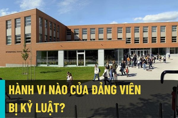 Đảng viên thực hiện hành vi nào thì bị kỷ luật vì vi phạm quy định quan hệ với tổ chức, cá nhân người nước ngoài?