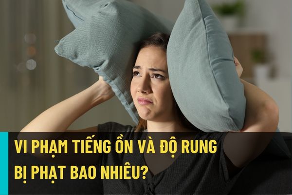 Hành vi vi phạm tiếng ồn và chế độ rung trong lĩnh vực bảo vệ môi trường bị xử phạt như thế nào từ 25/8/2022?