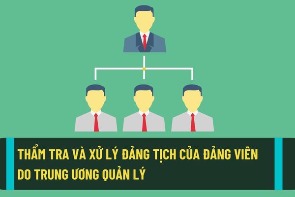 Thẩm tra, kết luận và xử lý đảng tịch của Đảng viên thuộc diện Trung ương quản lý được thực hiện như thế nào?