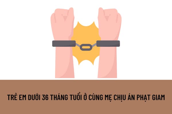 Trẻ em dưới 36 tháng tuổi ở cùng mẹ là người bị tạm giữ, tạm giam thì được chăm sóc như thế nào?