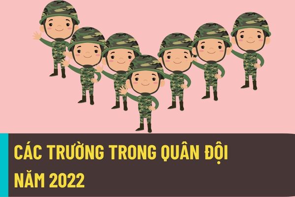 Các trường nào được tuyển sinh đào tạo vào các trường trong Quân đội năm 2022? Tiêu chuẩn tuyển sinh trường Quân đội?