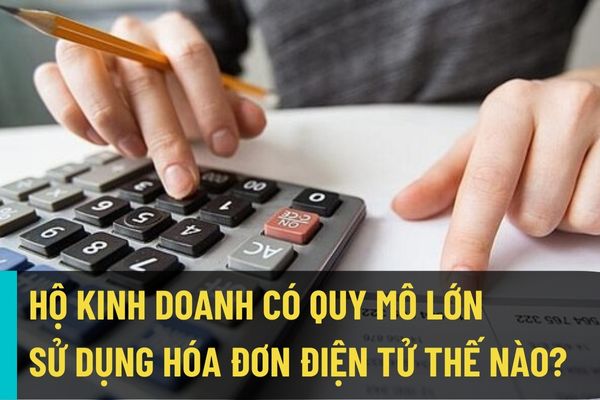 Hộ kinh doanh có quy mô lớn là như thế nào? Hộ kinh doanh có quy mô lớn sử dụng hóa đơn điện tử như thế nào?