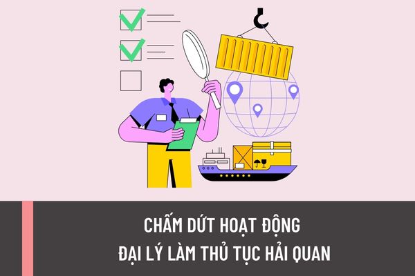 Đại lý làm thủ tục hải quan bị chấm dứt hoạt động trong trường hợp nào? Ai là người có thẩm quyền chất dứt hoạt động?